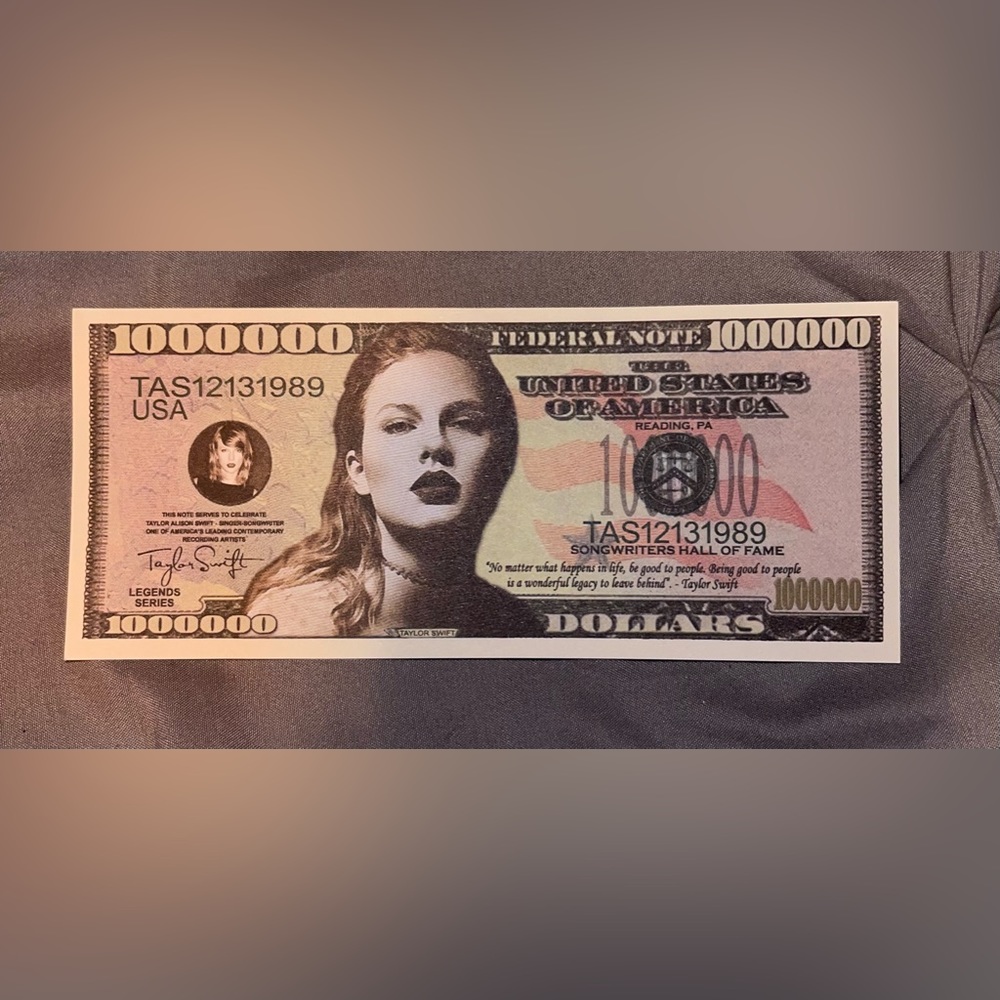 Taylor swift note TS Swiftie